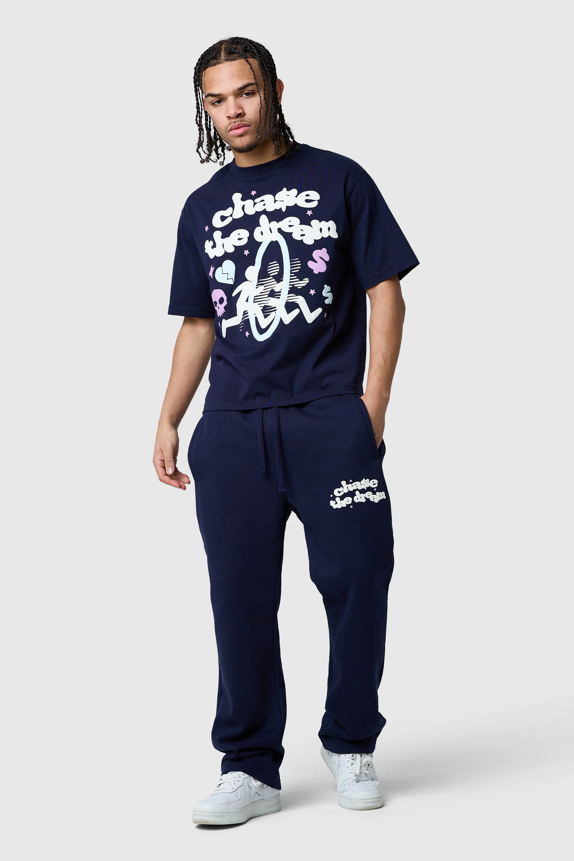 Chase The Dream Tee - Ebony Blue - Image 4