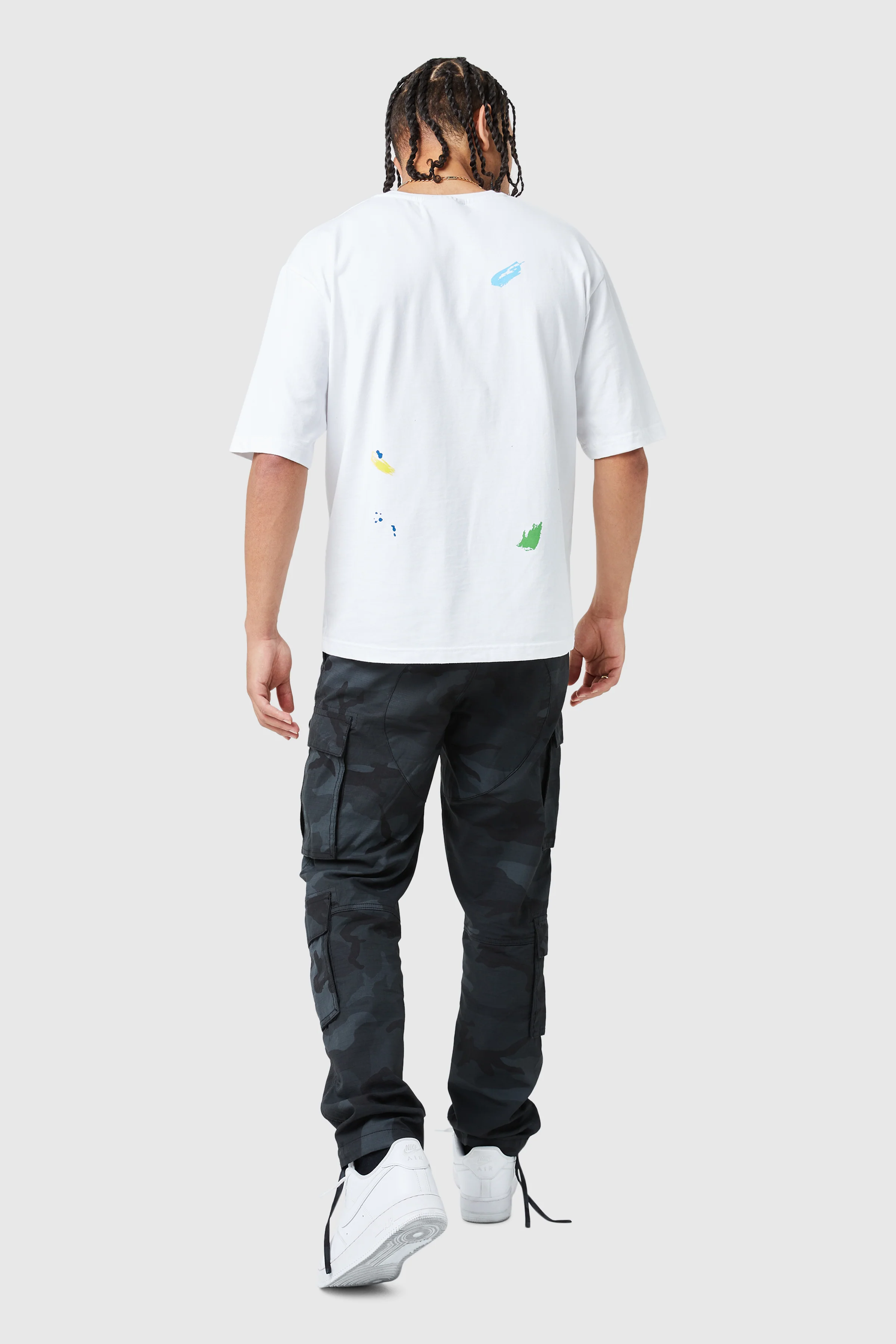 Dreamers Paint Tee - White - Image 6