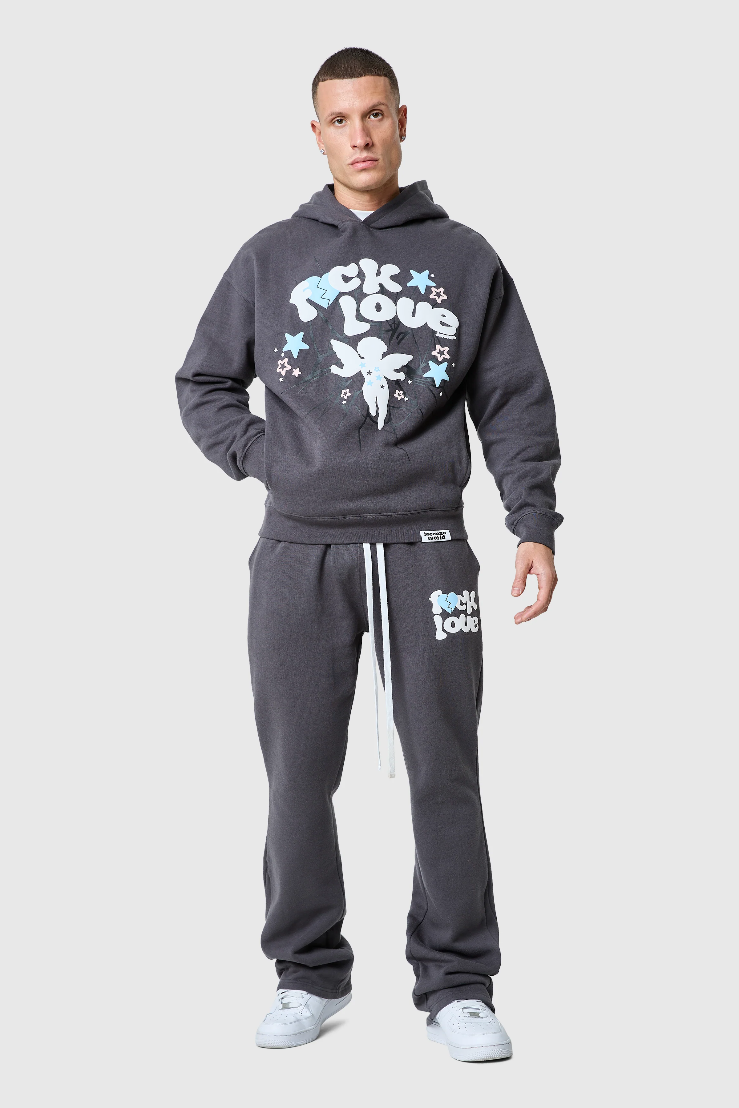 Fxck Love Jogger - Volcano Grey - Image 5