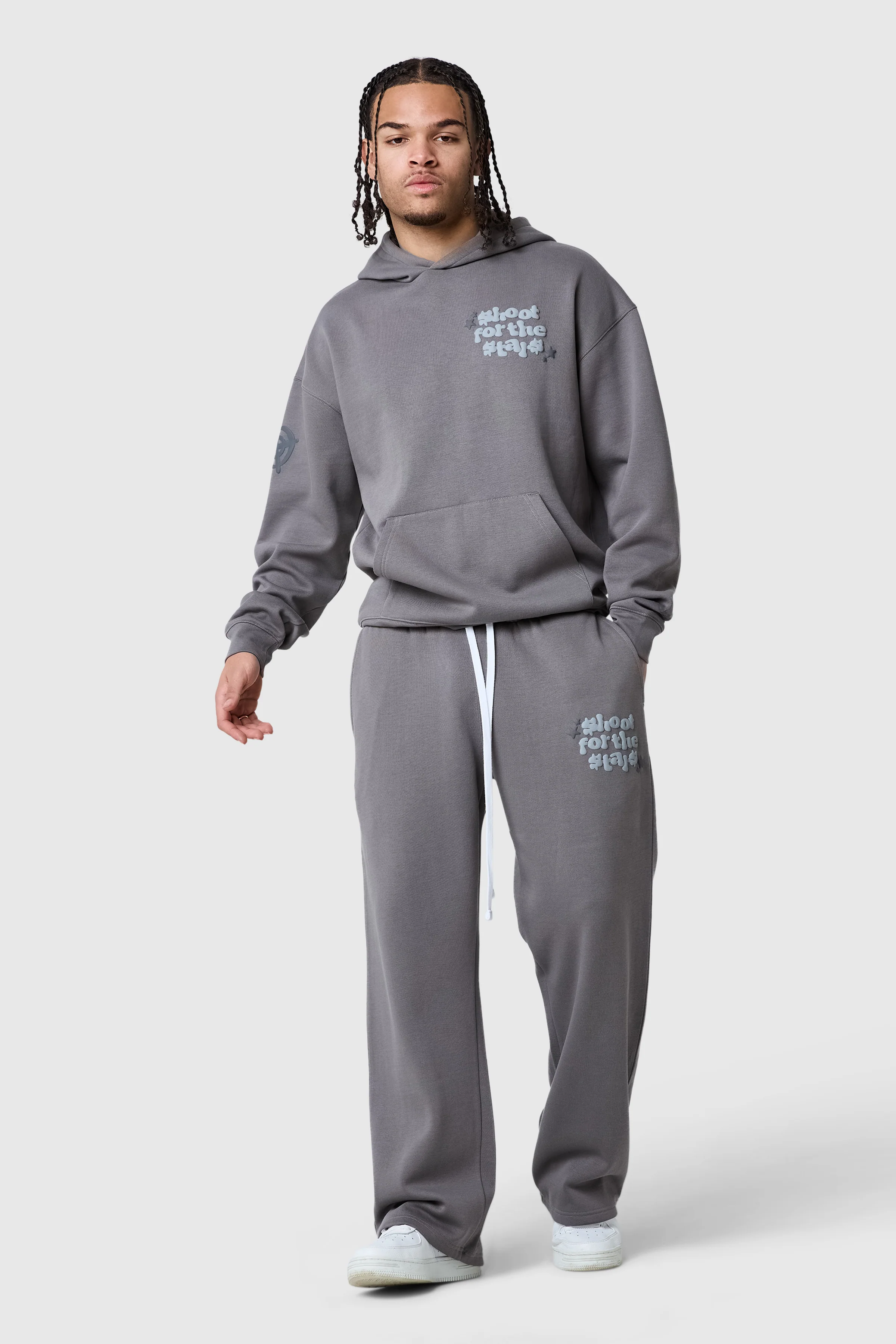 Shoot For The Stars Tracksuit - Steel - Image 13