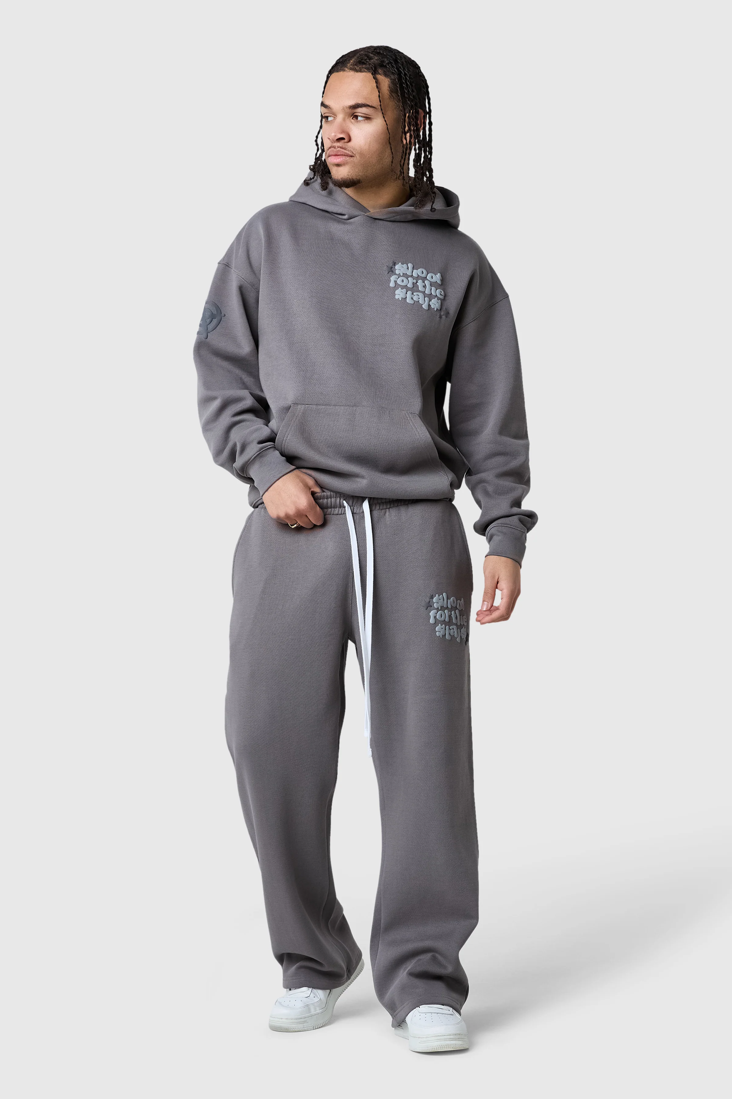 Shoot For The Stars Hood - Steel - Image 9